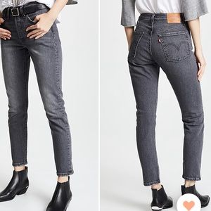 Levi’s 501 skinny black 99/1 cotton elastane high rise